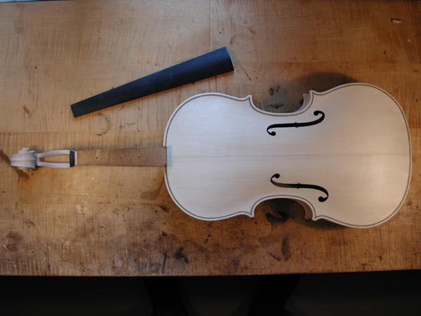 Geigenbau online: white viola